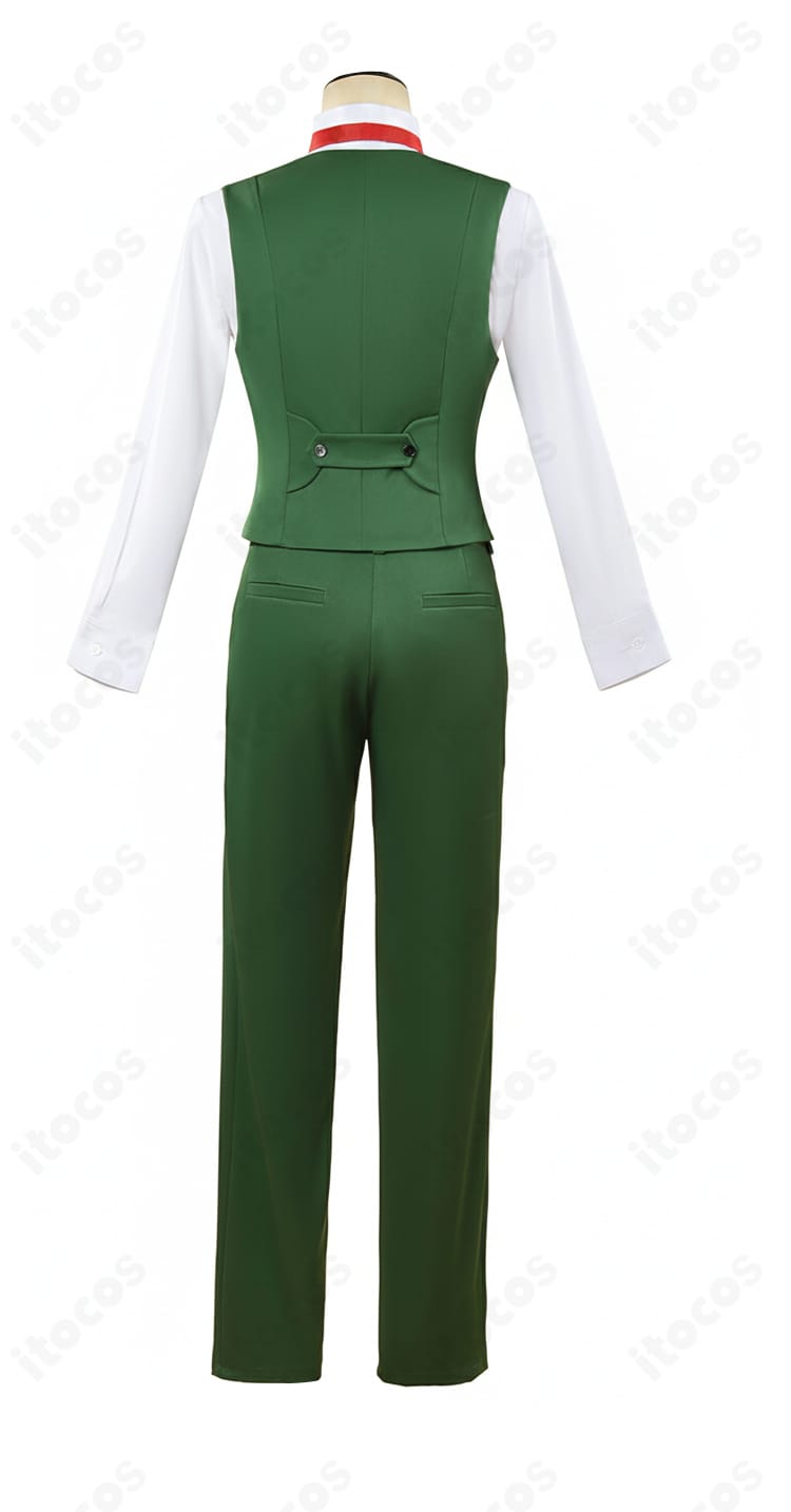 七つの大罪 エスカノール 通常衣装の背面デザイン。ベストの背ベルトや切り替えを含む再現度チェック