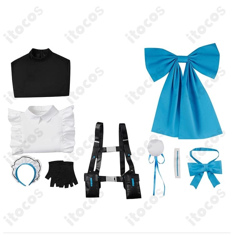 ブルーアーカイブ 飛鳥馬トキ メイド服 コスプレ衣装｜快適設計で撮影映えする高再現フルセット - 3枚目の画像