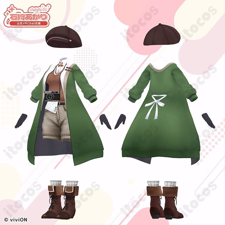 石狩あかり VRChat衣装コスプレ｜高再現で動きやすい、イベントと撮影に最適 - 2枚目の画像