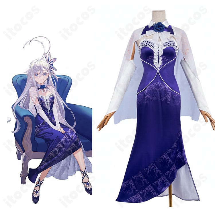 86―エイティシックス― ヴラディレーナ・ミリーゼ 8.6周年記念ビジュアル衣装の着用全身と各パーツが見える参考写真