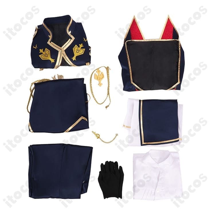 にじさんじ セラフ・ダズルガーデン 5周年共通コスプレ衣装 高再現でフォーマルに決まる一式セット - 4枚目の画像