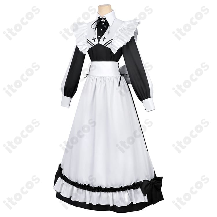 死亡遊戯で飯を食う。幽鬼 メイド服を高再現。軽量で動きやすく、撮影やイベントに最適 - 2枚目の画像