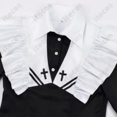 死亡遊戯で飯を食う。幽鬼 メイド服を高再現。軽量で動きやすく、撮影やイベントに最適 - 4枚目の画像（サムネイル）