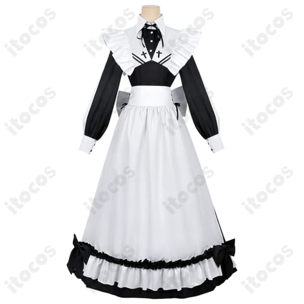 死亡遊戯で飯を食う。幽鬼 メイド服を高再現。軽量で動きやすく、撮影やイベントに最適