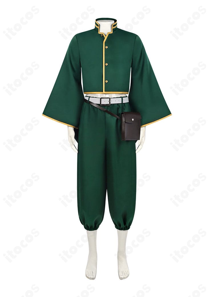 デッドアカウント 縁城蒼吏 コスプレ衣装の正面。落ち着いた配色と端正なシルエットで霊媒師スタイルを忠実再現。