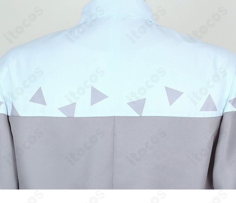 グリ衣装の背面肩付近の装飾ディテール。さりげない意匠で完成度を高める設計。