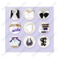 ホロライブ ラプラス・ダークネス アイドル衣装 高再現で軽やか、撮影会やイベントに最適 - 5枚目の画像（サムネイル）