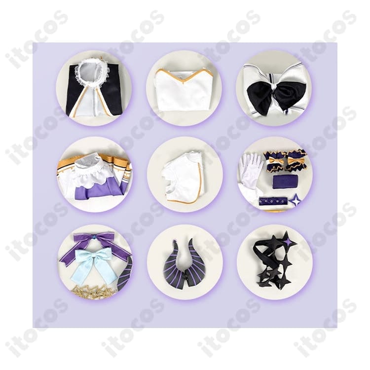 ホロライブ ラプラス・ダークネス アイドル衣装 高再現で軽やか、撮影会やイベントに最適 - 5枚目の画像