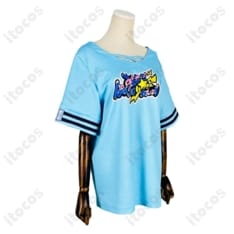 ホロライブ 水宮枢 Tシャツ私服コスプレ｜軽やかな着心地でイベントも日常も活躍 - 2枚目の画像（サムネイル）