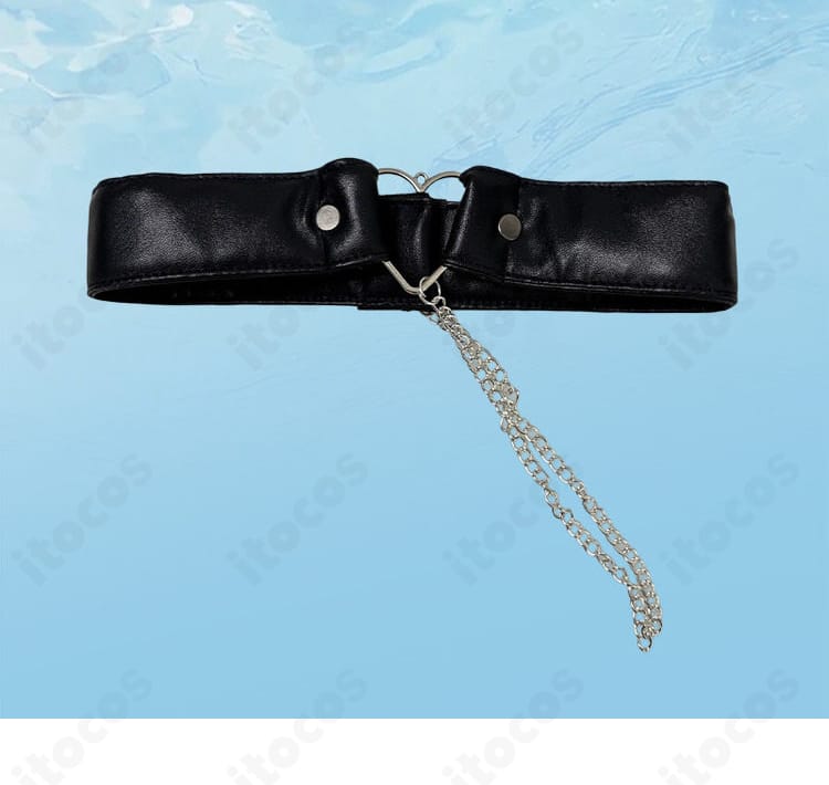 ホロライブ 水宮枢 Tシャツ私服コスプレ衣装の装飾ディテール。シンプルで合わせやすいデザイン性が特徴