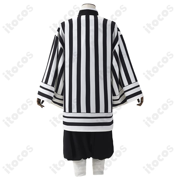 鬼滅の刃 伊黒小芭内 蛇柱 隊服コスプレ 薄手で快適、イベントも撮影も高再現で映える - 3枚目の画像