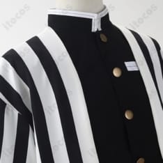 鬼滅の刃 伊黒小芭内 蛇柱 隊服コスプレ 薄手で快適、イベントも撮影も高再現で映える - 6枚目の画像（サムネイル）