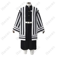鬼滅の刃 伊黒小芭内 蛇柱 隊服コスプレ 薄手で快適、イベントも撮影も高再現で映える - 1枚目の画像（サムネイル）