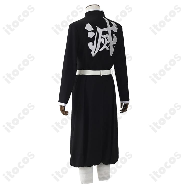 鬼滅の刃 伊黒小芭内 蛇柱 隊服コスプレ 薄手で快適、イベントも撮影も高再現で映える - 5枚目の画像