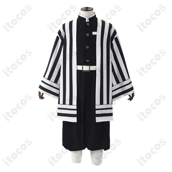 鬼滅の刃 伊黒小芭内 蛇柱 隊服コスプレ 薄手で快適、イベントも撮影も高再現で映える