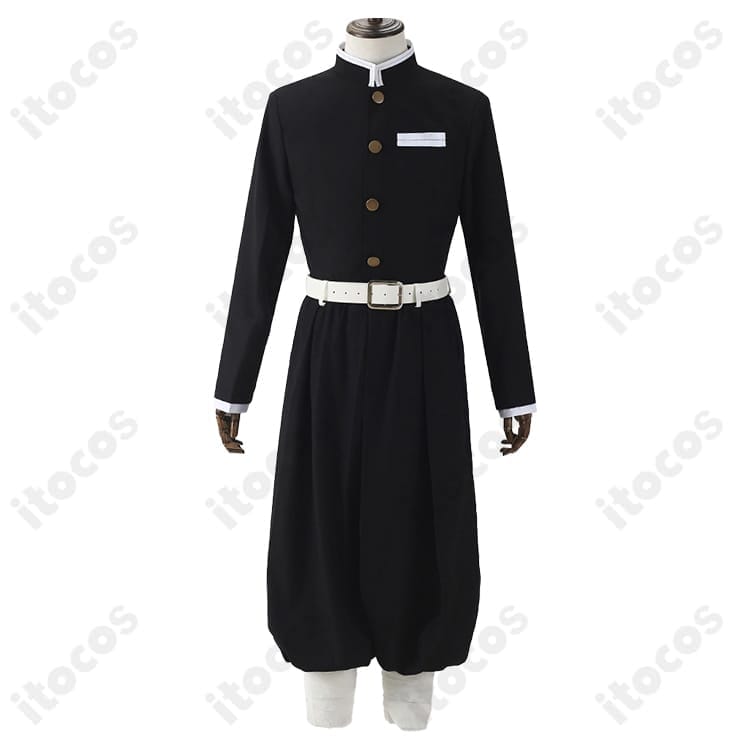 鬼滅の刃 伊黒小芭内 蛇柱 隊服コスプレ 薄手で快適、イベントも撮影も高再現で映える - 4枚目の画像