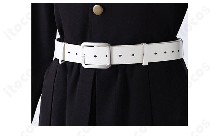 伊黒小芭内 コスプレ 腰回りベルトの細部。実用性と固定力に配慮した作り