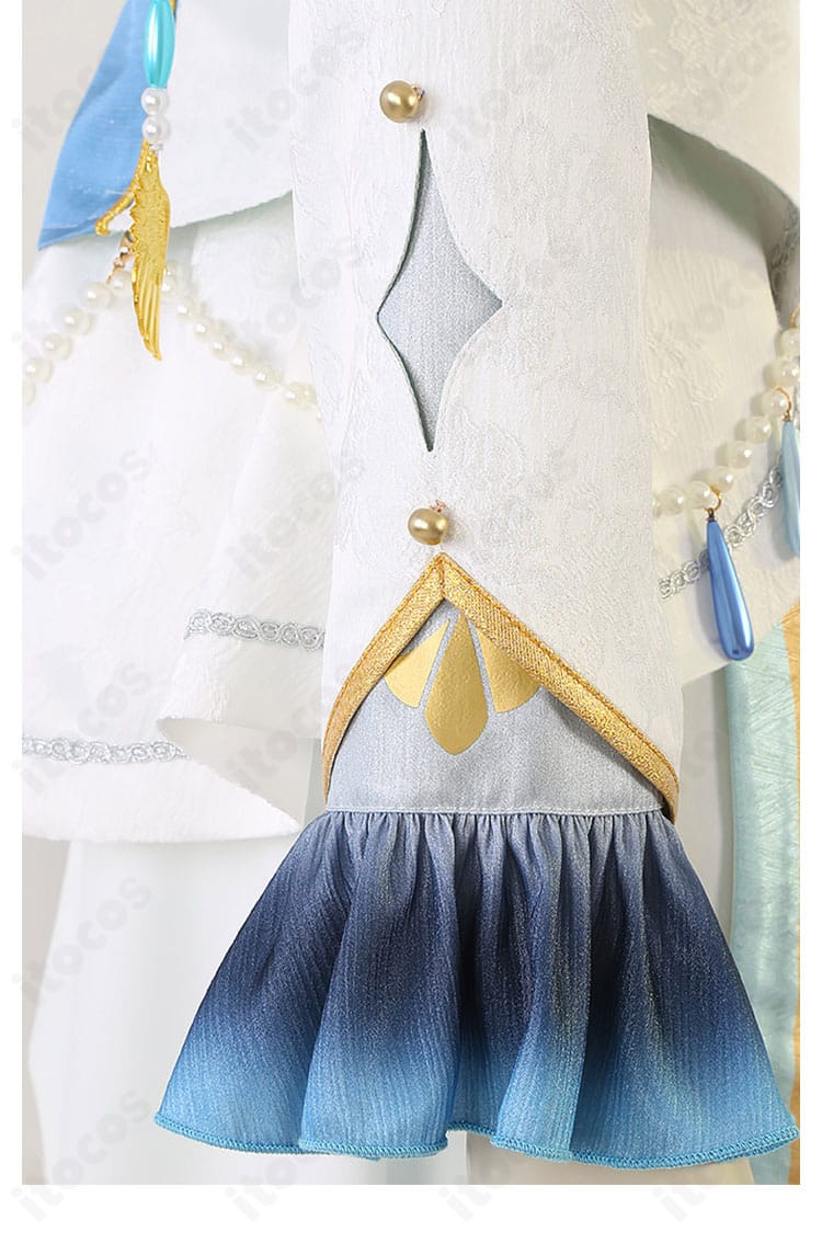 あんスタ Eden ヴェリテ衣装の袖口装飾詳細。ボタンとカフスの意匠を鮮明に撮影