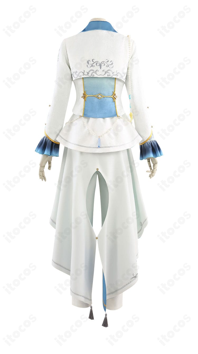 あんさんぶるスターズ！！ Eden ヴェリテ衣装の背面全体。裾の広がりと装飾配置を確認できる画像