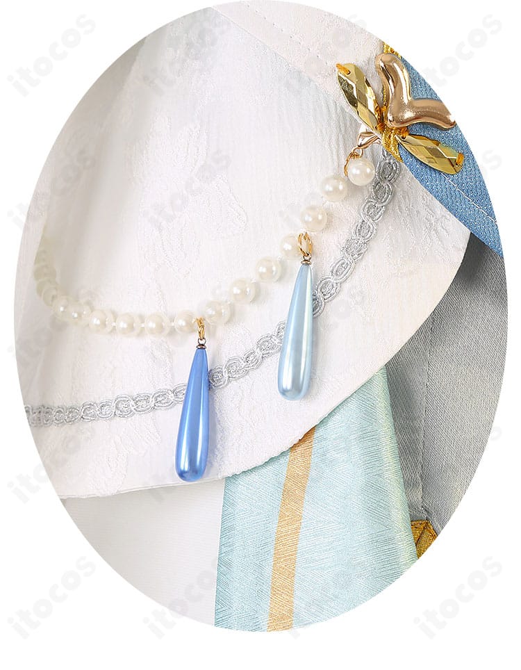 あんさんぶるスターズ Eden ヴェリテ衣装の裾（ヘム）装飾ディテール。ライン取りと装飾の質感を確認