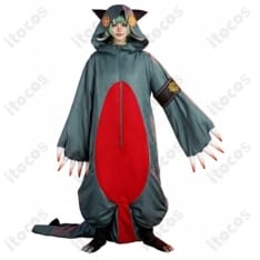 ガチアクタ ギータ 怪獣風コスプレ衣装｜高再現で写真映え、快適な着用感 - 4枚目の画像（サムネイル）