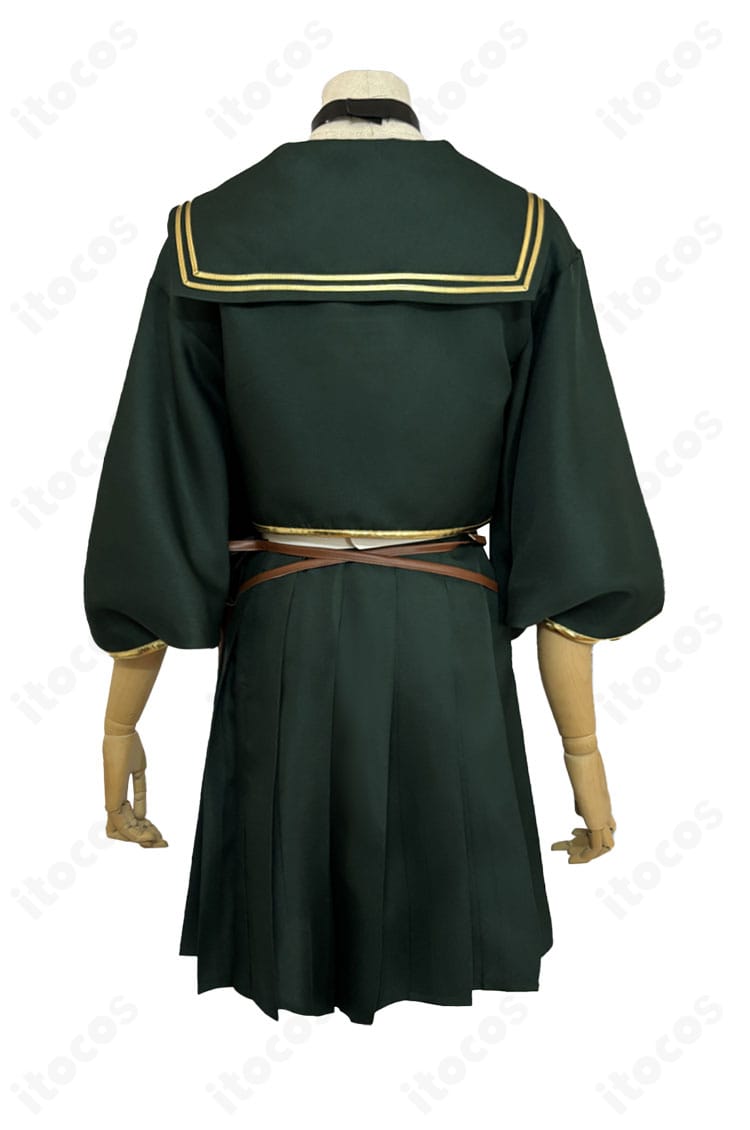 デッドアカウント 漆栖川希詠 コスプレ衣装の背面。すっきりしたラインと後ろ姿の再現度をチェックできる画像。