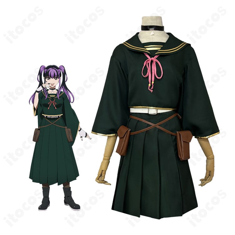 デッドアカウント 漆栖川希詠のコスプレ衣装を全身で着用した参考画像。爽やかで上品な学園制服の雰囲気が伝わる一枚。