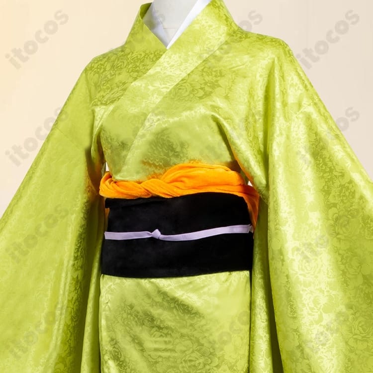 鬼滅の刃 嘴平琴葉 コスプレ衣装｜山里の着物姿を上品に再現。軽やかで長時間も快適 - 3枚目の画像