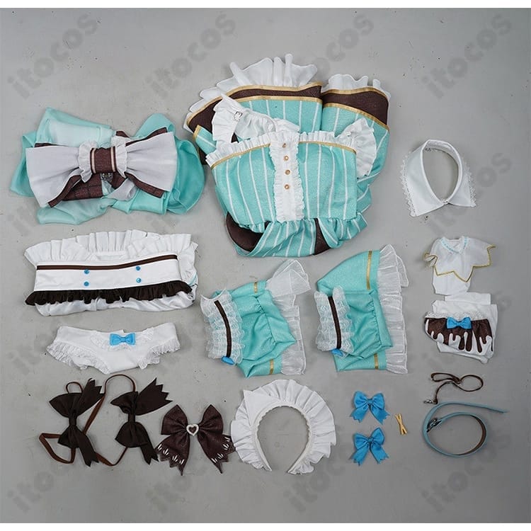 ミント・ファントーム ゴーストメイド衣装｜高再現で写真映え、軽やかで長時間も快適なメイドコス - 7枚目の画像