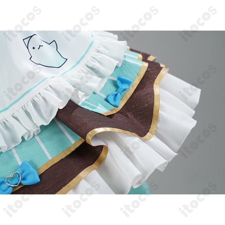 ミント・ファントーム ゴーストメイド衣装｜高再現で写真映え、軽やかで長時間も快適なメイドコス - 5枚目の画像