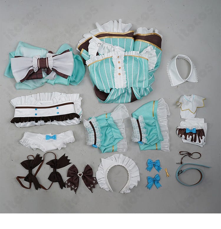 ミント・ファントーム メイド服のセット内容一覧。フルセット同梱で届いてすぐ完成