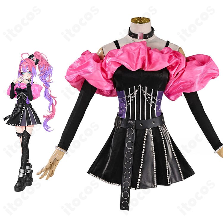 ホロライブ 綺々羅々ヴィヴィ ステージ衣装2025の全身イメージ。キャラクター再現度の高いコスチューム一式を着用した例。