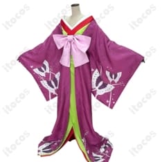 黒執事 藍猫 花魁風コスプレ衣装｜通気性が良く、はだけにくい和装デザインで撮影に最適 - 1枚目の画像（サムネイル）