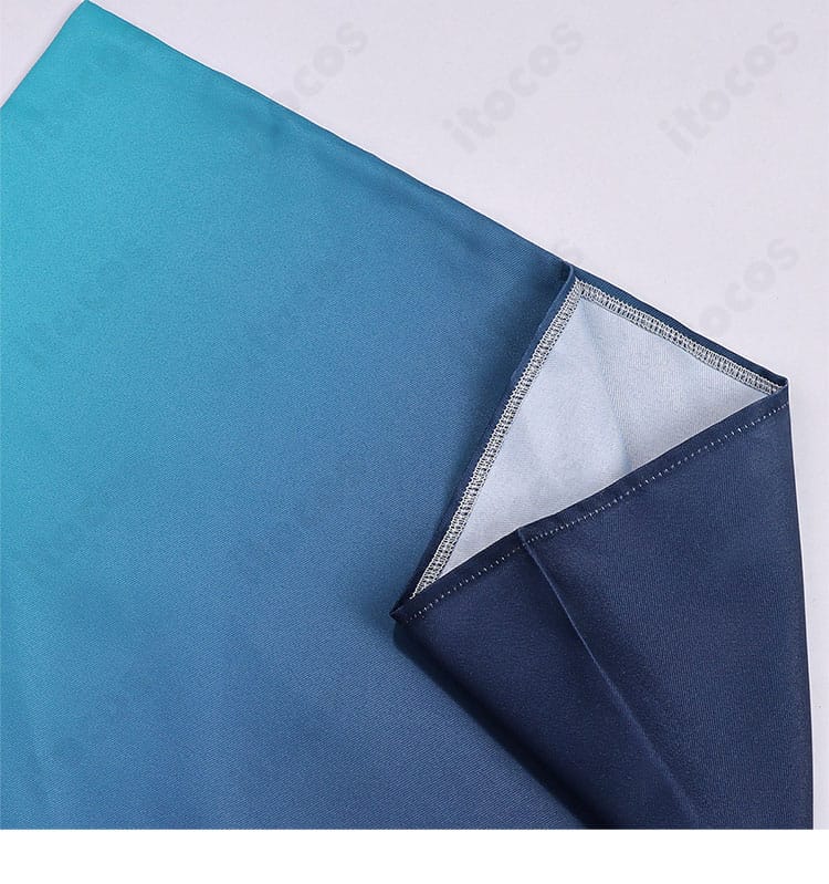 酒寄彩葉コスプレの裾ディテール別角度。自然なドレープと歩行時の見え方を表現。