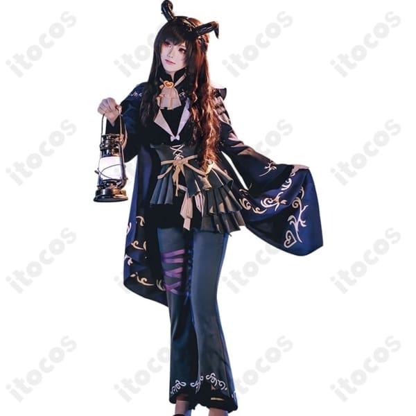 東雲絵名 ハーミット・サーチャー衣装 薄手で快適、撮影映えのダークトーン｜シーキング・クローク