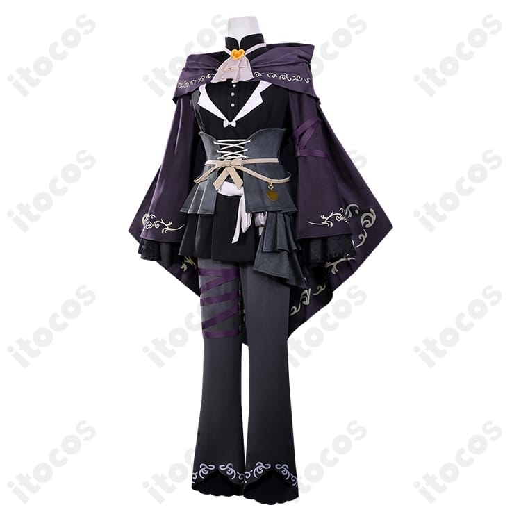 東雲絵名 ハーミット・サーチャー衣装 薄手で快適、撮影映えのダークトーン｜シーキング・クローク - 2枚目の画像