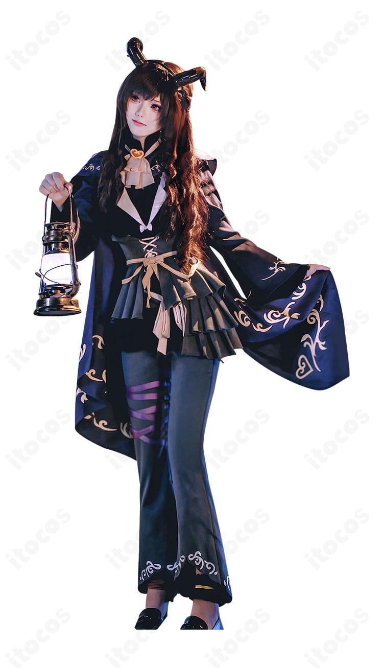 マントの翻りが分かるポージングカット（東雲絵名／ハーミット・サーチャー）