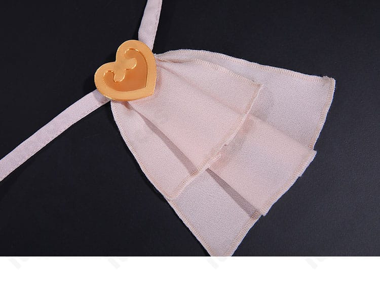 東雲絵名コスチューム 首元スカーフの結び目ディテール