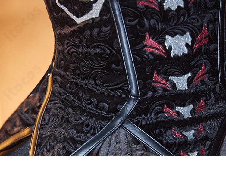 ペルソナ5X 鹿野苺 腰部装飾ディテール｜動きに映えるリボン＆ドレープ表現