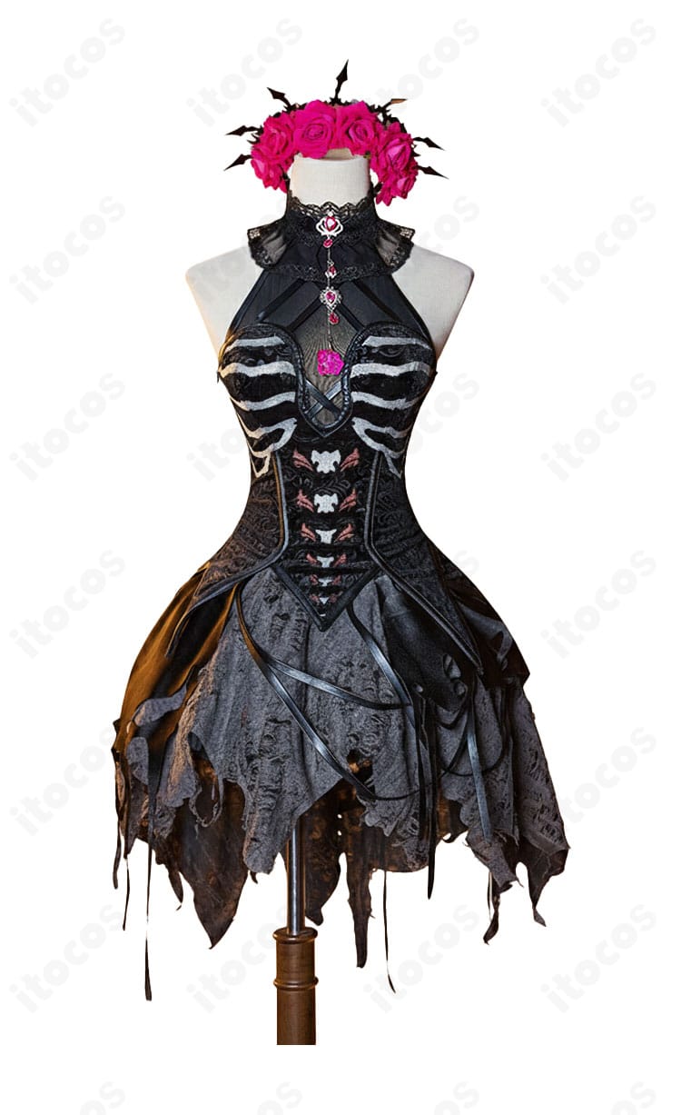 ペルソナ5X ベリィ 怪盗服コスチューム 正面｜襟元・胸元・腰回りまで高再現ディテール