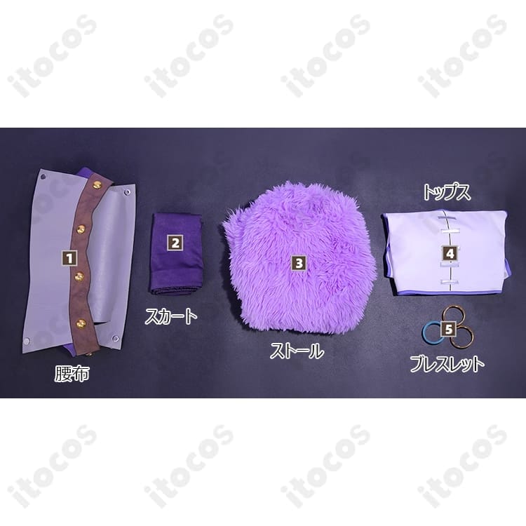 ONE PIECE ニコ・ロビン エルバフ編 コスプレ衣装。薄手で快適、上品シルエットで高再現 - 6枚目の画像