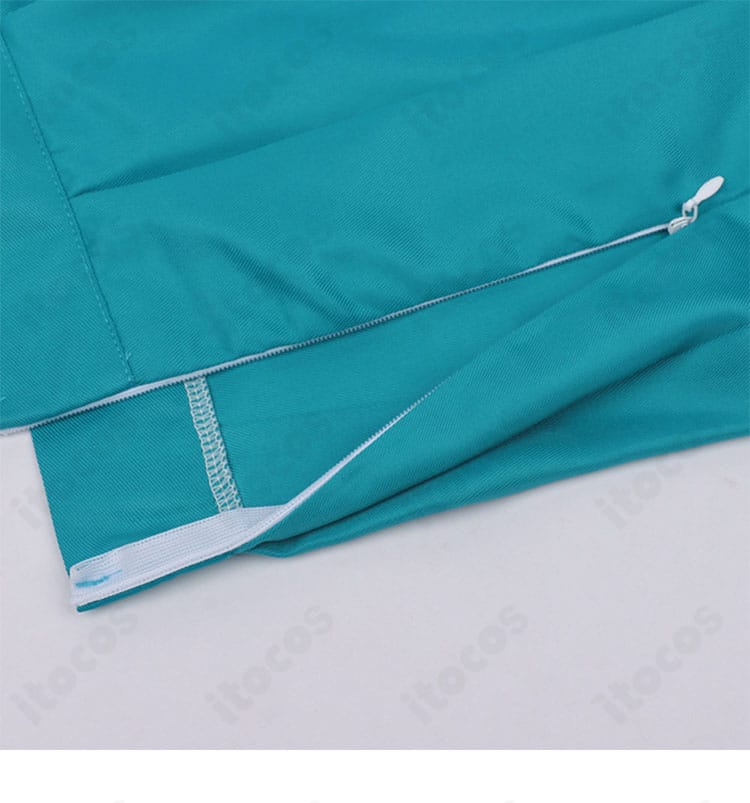 超かぐや姫！ 酒寄彩葉 制服スカートのファスナー仕様ディテール