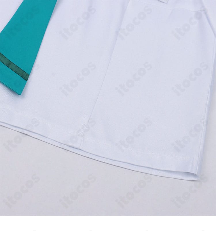 超かぐや姫！ 酒寄彩葉 制服の裾ステッチと仕上げのディテール