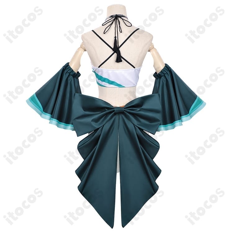 月見ヤチヨ 超かぐや姫 和装コスプレ｜薄手で通気、動きやすい6点セット - 3枚目の画像