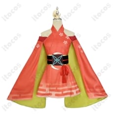 竹取物語 かぐや姫 和装コスプレ｜軽やかで通気性◎ コルセット付き4点セット - 1枚目の画像（サムネイル）