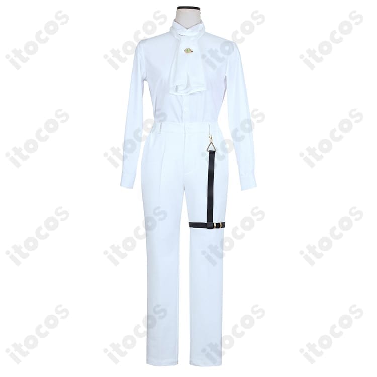 ツイステ シルバー クラブウェア（馬術部）コスプレ衣装｜通気性と再現度を両立しイベント・撮影で映える一着 - 4枚目の画像