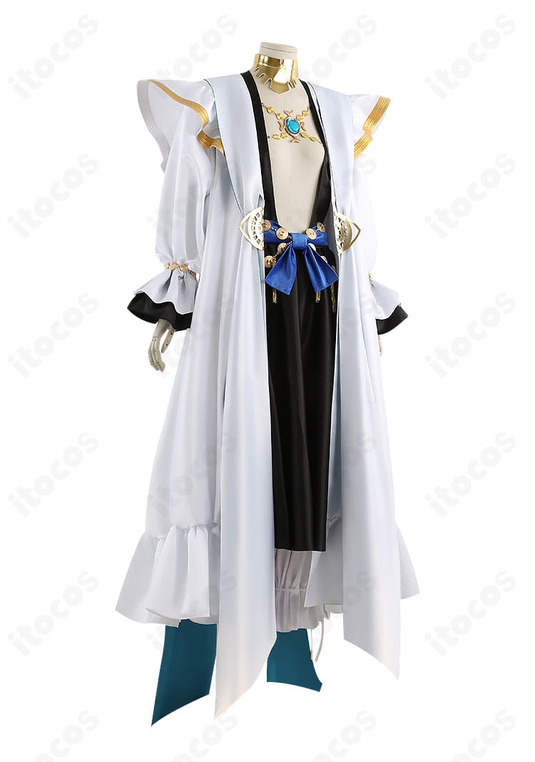 キャプテン・ネモ 第3段階コスプレの右側面。コートのハリと裾ライン、肩から裾への流れが分かるサイドビュー。