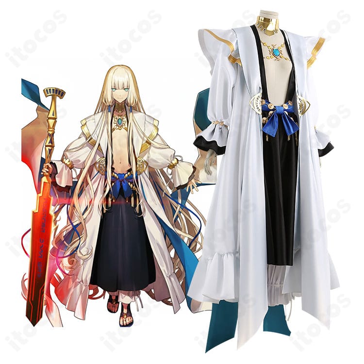 FGO キャプテン・ネモ 第3段階コスプレ衣装の着用全身。軍服風コートと豪華な装飾が映える立ち姿。