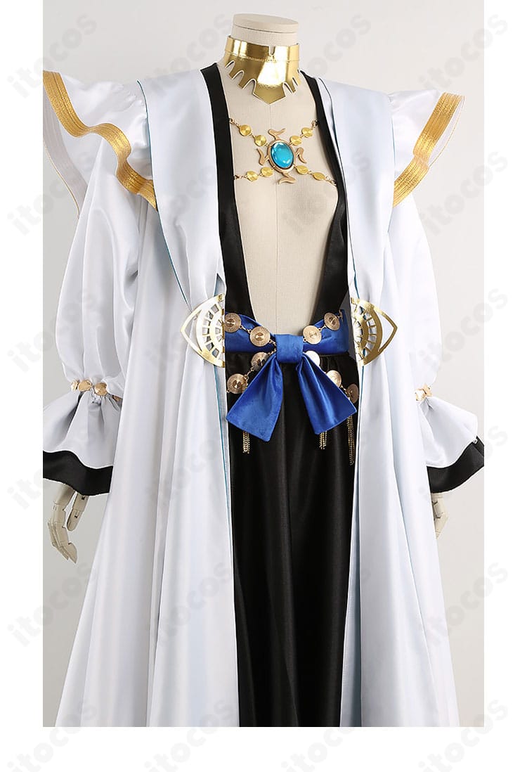 キャプテン・ネモ 第3段階コスプレの前立て装飾アップ。縁取りと装飾の質感、配列の精度が見えるディテール。