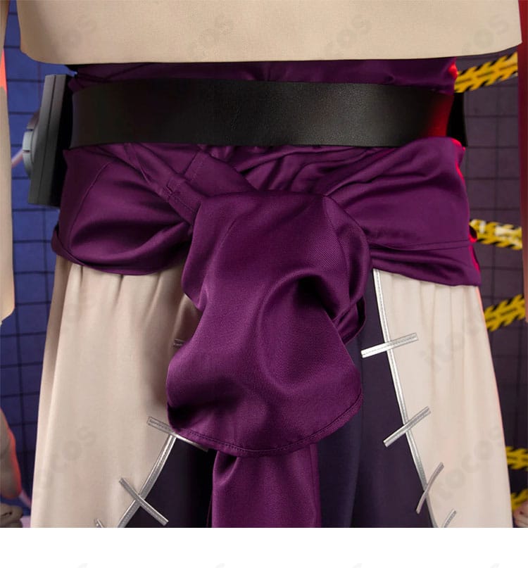 ジャバー・ウォンガー衣装の腰布ディテール。生地の重なりとドレープ感が分かる接写